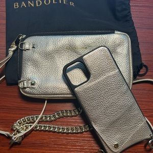 Pebble Leather Crossbody and Expanded Zip Pouch